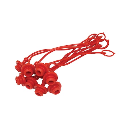 A & I Products Dust Plug, 1/2", Red  10" x10" x4" A-P211011